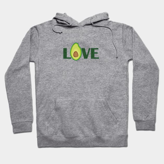 Avocado love Hoodie by Lady_M